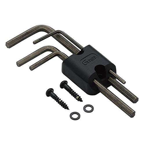 Llave Allen negra con (4) llaves para trémolos Floyd Rose - GOTOH WRH-1W