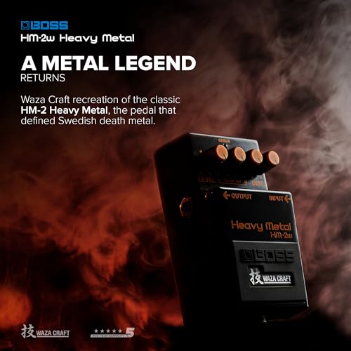 Boss HM-2W Waza Craft - Pedal de distorsión de metal pesado