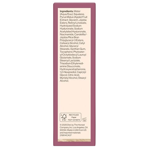 Suero Retinol Honest Beauty Puro sin Parabenos con Tapioca Encapsulado Liberación Prolongada