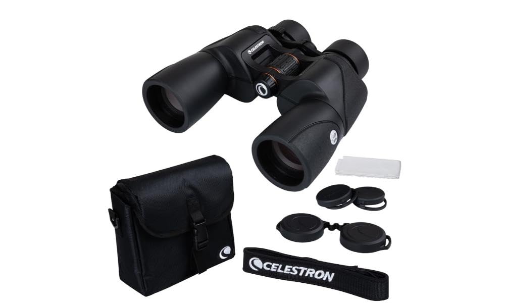 Celestron - Binocular SkyMaster Pro ED 7x50 - Binocular de astronomía con Vidrio ED - Gran Apertura para visualización de Larga Distancia - Revestimiento XLT Totalmente de Revestimiento múltiple -