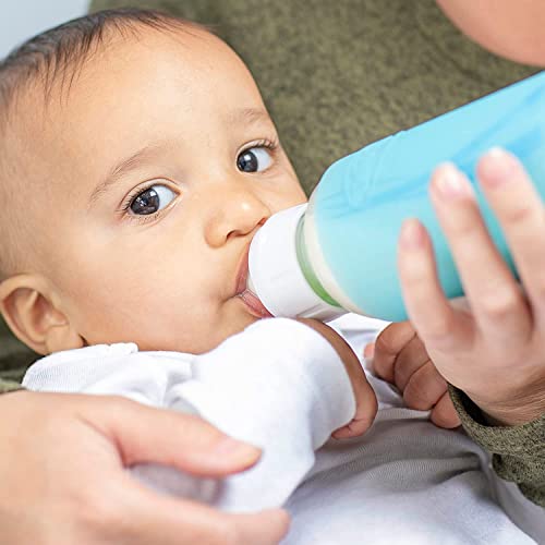 Dr. Brown's Natural Flow Options Plus Narrow Glass Baby Bottle, 8 Ounce (Pack of 2)