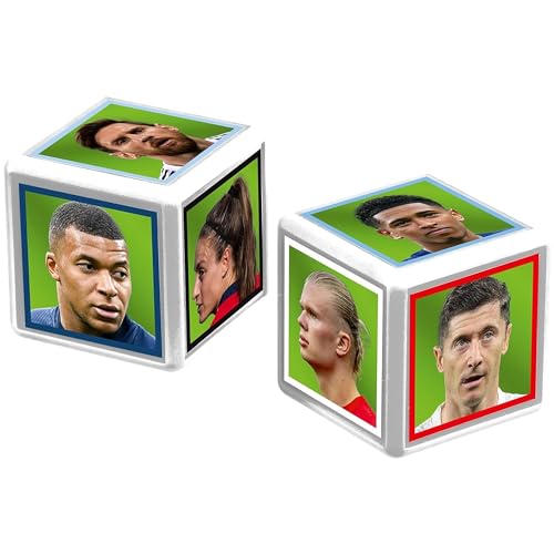 Juego de Mesa Trumps Match World Football Stars para Niños y Adultos