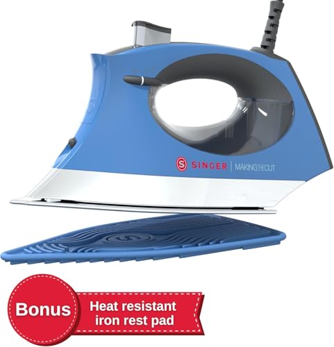 Plancha SINGER SteamCraft Plus 2.0 Making The Cut Edition azul con Punta OnPoint para Mujer