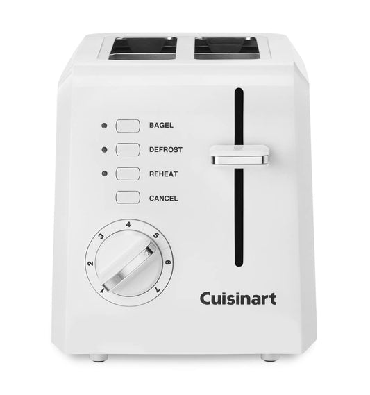 Cuisinart CPT-122 Tostador, color Blanco, 2 Piezas