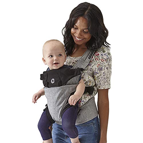 Contours Portabebés de recién nacido a niños pequeños | Journey 5 posiciones convertible fácil de usar con bolsillos para hombres y mujeres, cara en, cara hacia fuera, parte delantera, espalda y