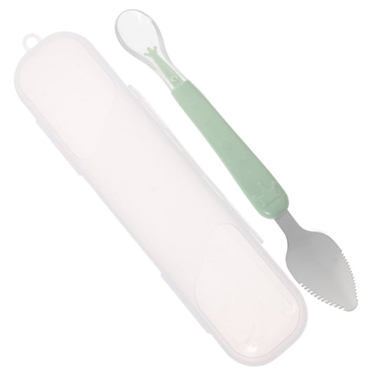 KOMBIUDA Cuchara Raspadora para Bebés Cuchara De Frutas Y Purés para Alimentos Entrenamiento Y Comidas Utensilio Práctico para Pequeños
