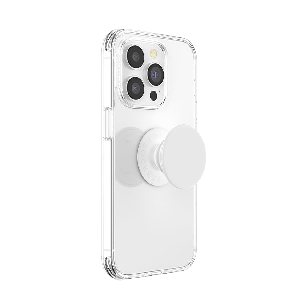 Agarre PopSockets Blanco con Soporte Expandible para Teléfono
