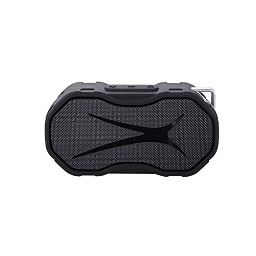 Altec Lansing Baby Boom XL - Altavoz Bluetooth Impermeable, inalámbrico y portátil para Viajes y Uso al Aire última intervensión, Graves Profundos y Sonido Fuerte, 1 Paquete, Negro