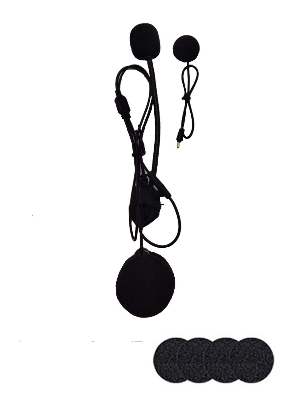 MAXTO - Auriculares Bluetooth para casco con micrófono suave y duro para M2, M2C, MX1, M3