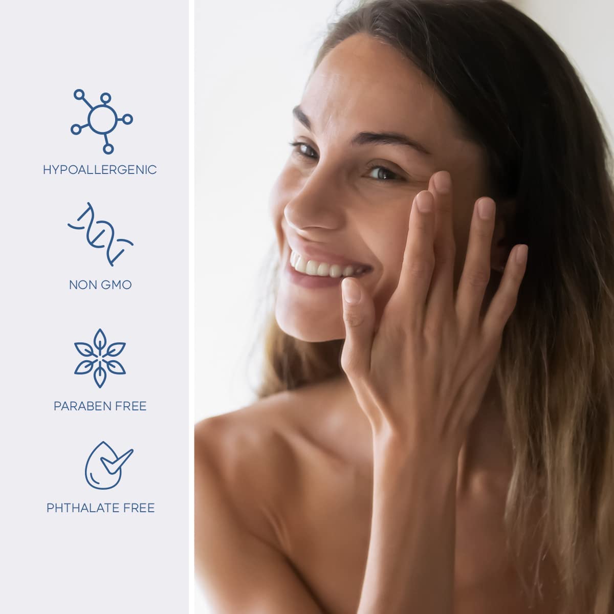 Skin 2.0-Hidratante facial con ácido hialurónico y colágeno: probado por dermatólogos, antienvejecimiento, restaura la elasticidad, hidratante, belleza limpia, sin crueldad animal.