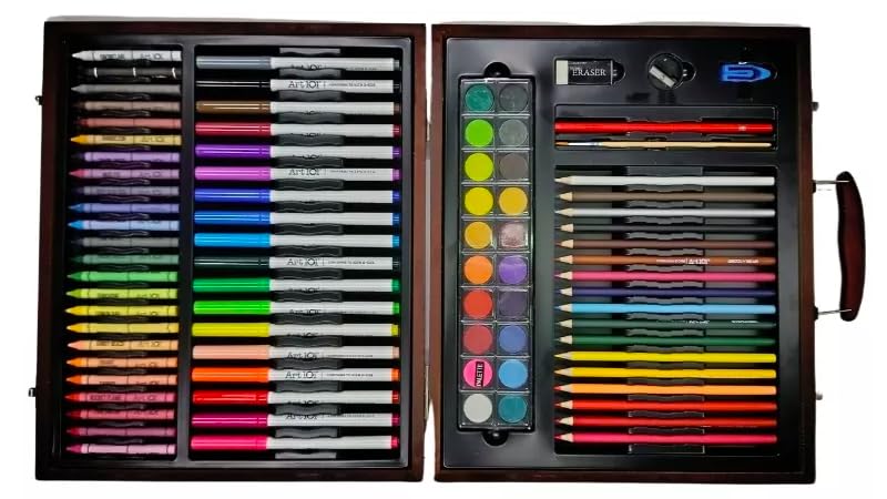 Set de Arte y Dibujo Art 101 Madera 96 Piezas