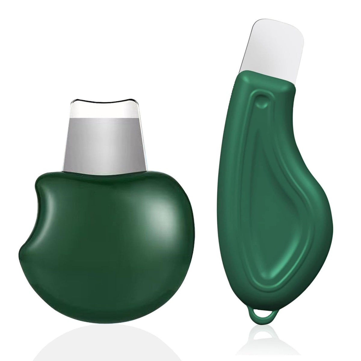 2 herramientas para eliminar puntos negros, rascador facial de silicona para limpieza profunda, espátula para la piel, limpiador de poros, raspador de espinillas, espátula de piel para hombres y