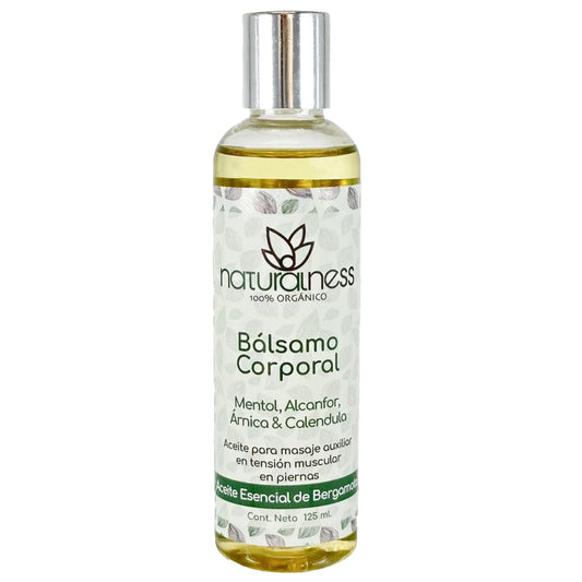 Aceite para Masaje Naturalness Bergamota Refrescante con Mentol y Alcanfor