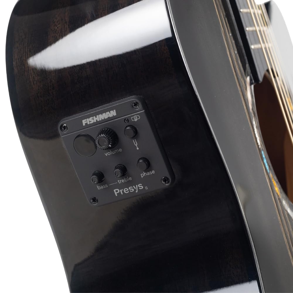 Guitarra Electroacústica Aureal Dreadnought Calidad As5dc Bk