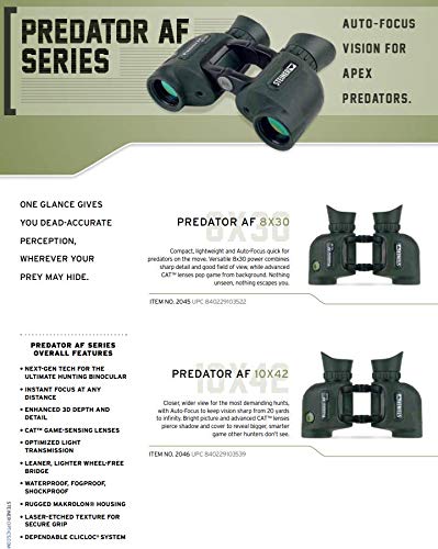 Steiner Predator Series - Prismáticos de Caza (8 x 30 Pulgadas)