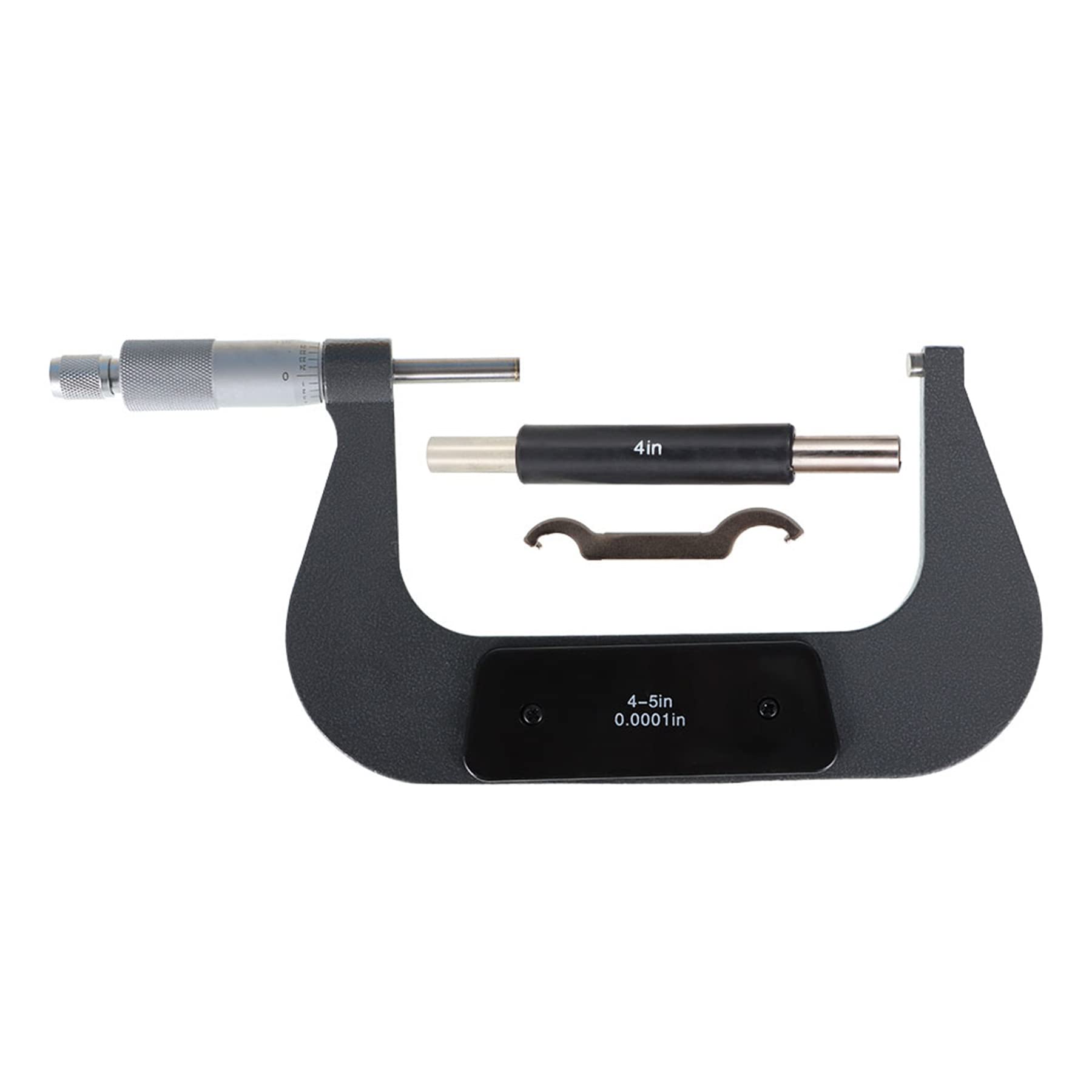 marddpair Micrómetro de 4 a 5 pulgadas, 0.0001 pulgadas, micrómetro exterior de precisión con punta de carburo