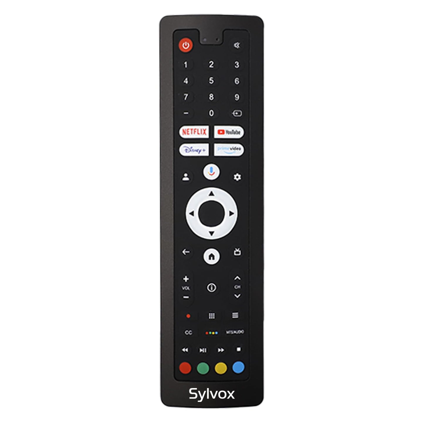 TV para Exteriores SYLVOX 55 Pulgadas IP55 Impermeable Sol Parcial 1000 Nits Google Smart TV Chromecast Asistente de Google