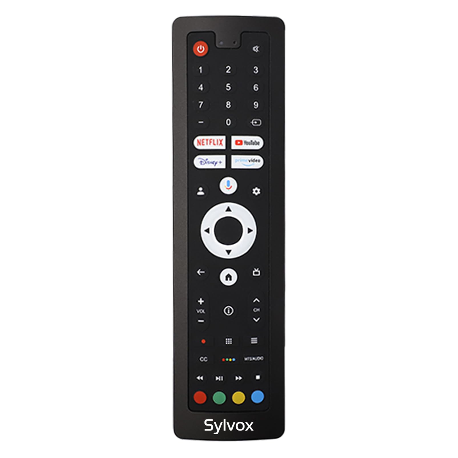 TV para Exteriores SYLVOX 55 Pulgadas IP55 Impermeable Sol Parcial 1000 Nits Google Smart TV Chromecast Asistente de Google