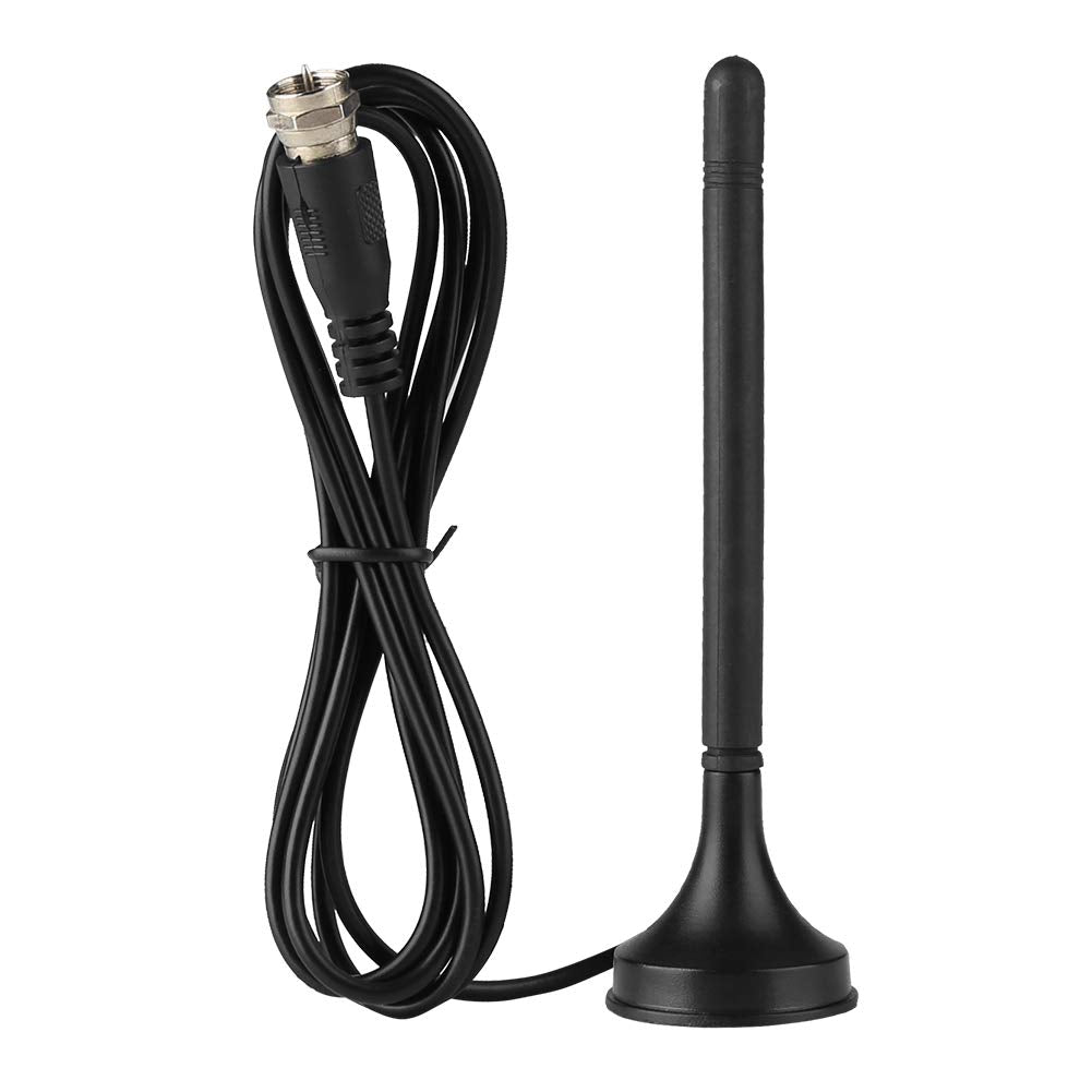 Bewinner1 Antena de TV Digital con Atracción Magnética y Recepción Doble Frecuencia UHF/VHF