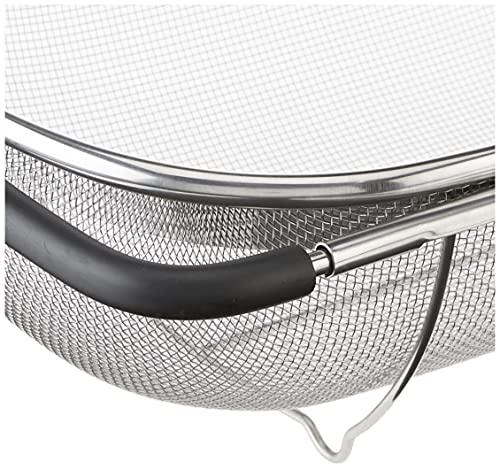 Cuisinart Colador sobre el fregadero, 5.5 cuartos de galón, acero inoxidable, 13 x 9 pulgadas