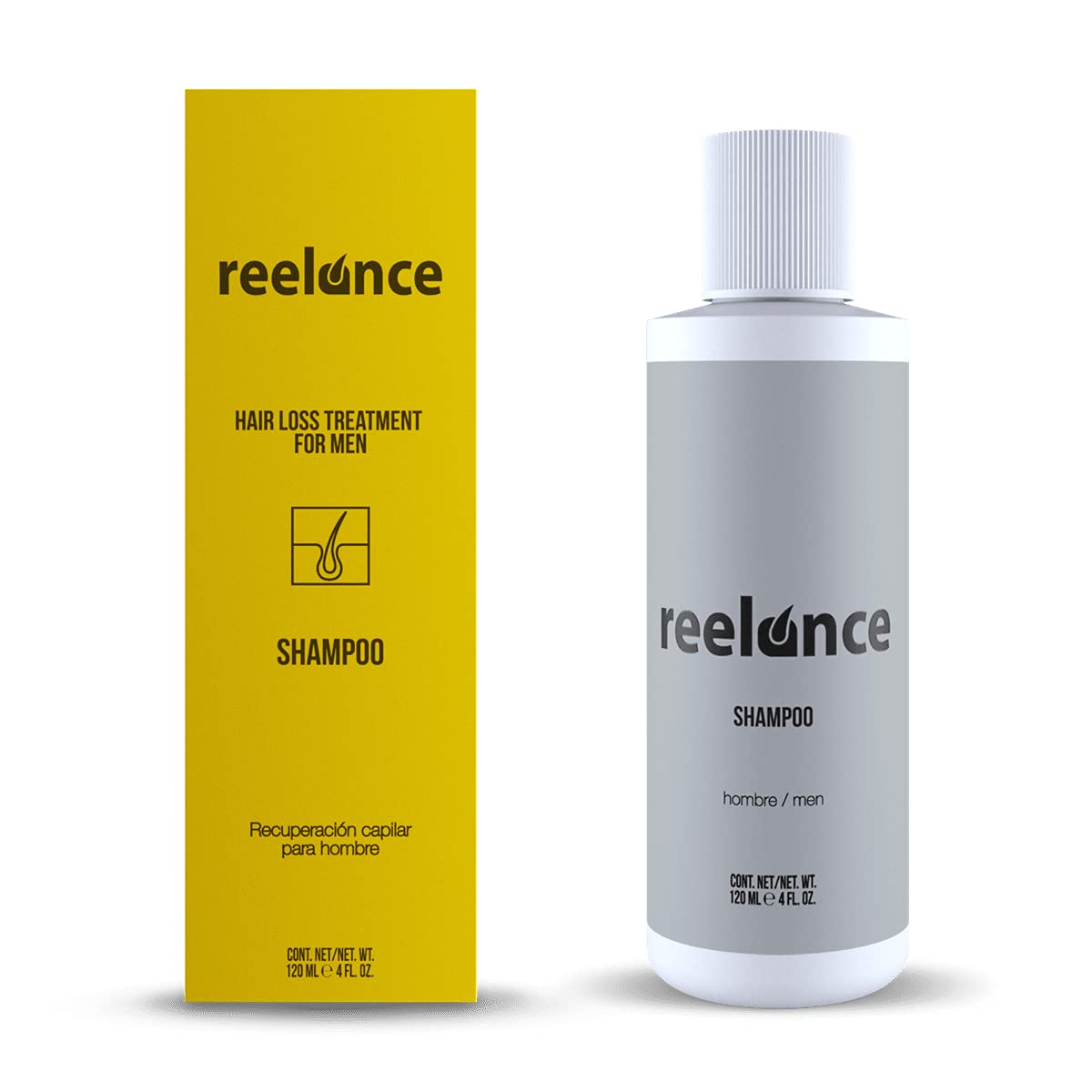 Tratamiento de Alopecia Reelance Hombre Shampoo y Loción con Gel Cera Híbrida anticaída