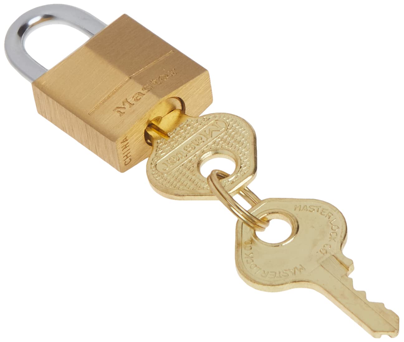Candado Master Lock Latón Macizo 3/4 Pulgadas Llaves Iguales Paquete de 4