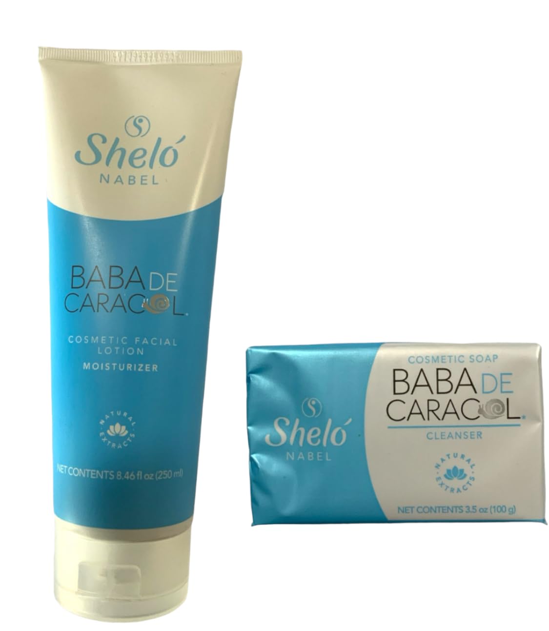 Kit Baba de caracol facial | Jabón + Crema | Regeneradora de piel