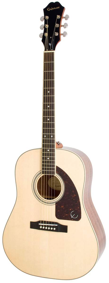 Epiphone J45 Studio Solid parte superior Acústico, Natural