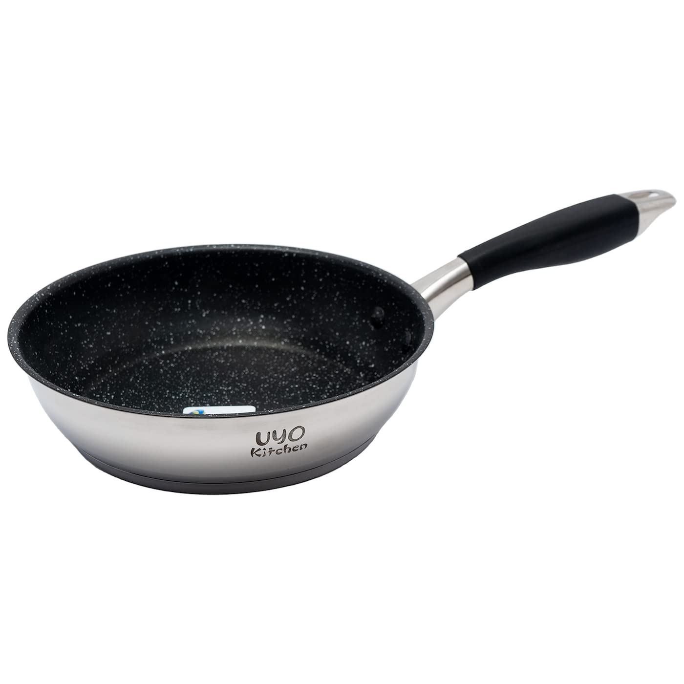 Bateria de Cocina Acero Inoxidable 9 Pzas Negro