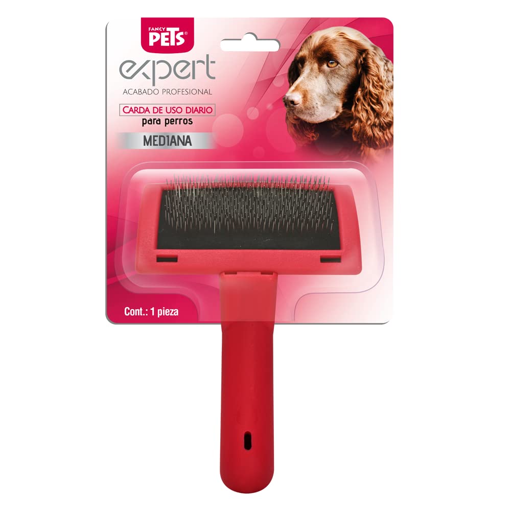 Fancy Pets Carda para Perros Color Rojo Tamaño Mediana