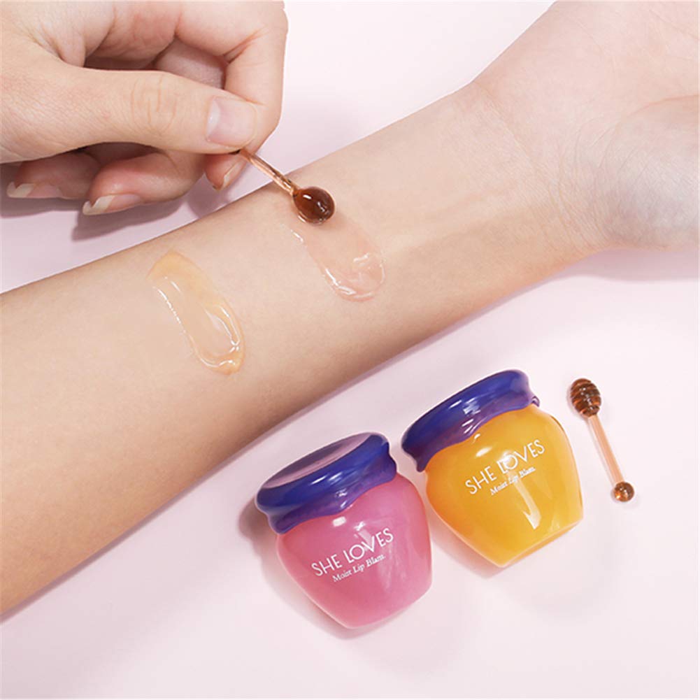 Pack de 2 Mascarillas de Labios Honey&Sakura Hidratante y Reparador para Día y Noche