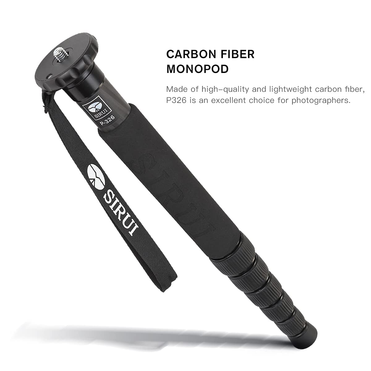 Argraph SIRUI P-326 6 Section Carbon Fiber Monopod