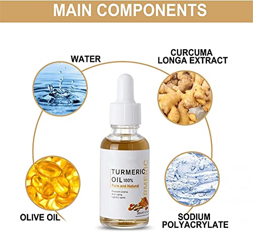 Serum Reparador de Manchas Oscuras de Cúrcuma - Tratamiento para Melasma - 2 Unidades - ¡Ilumina tu piel!