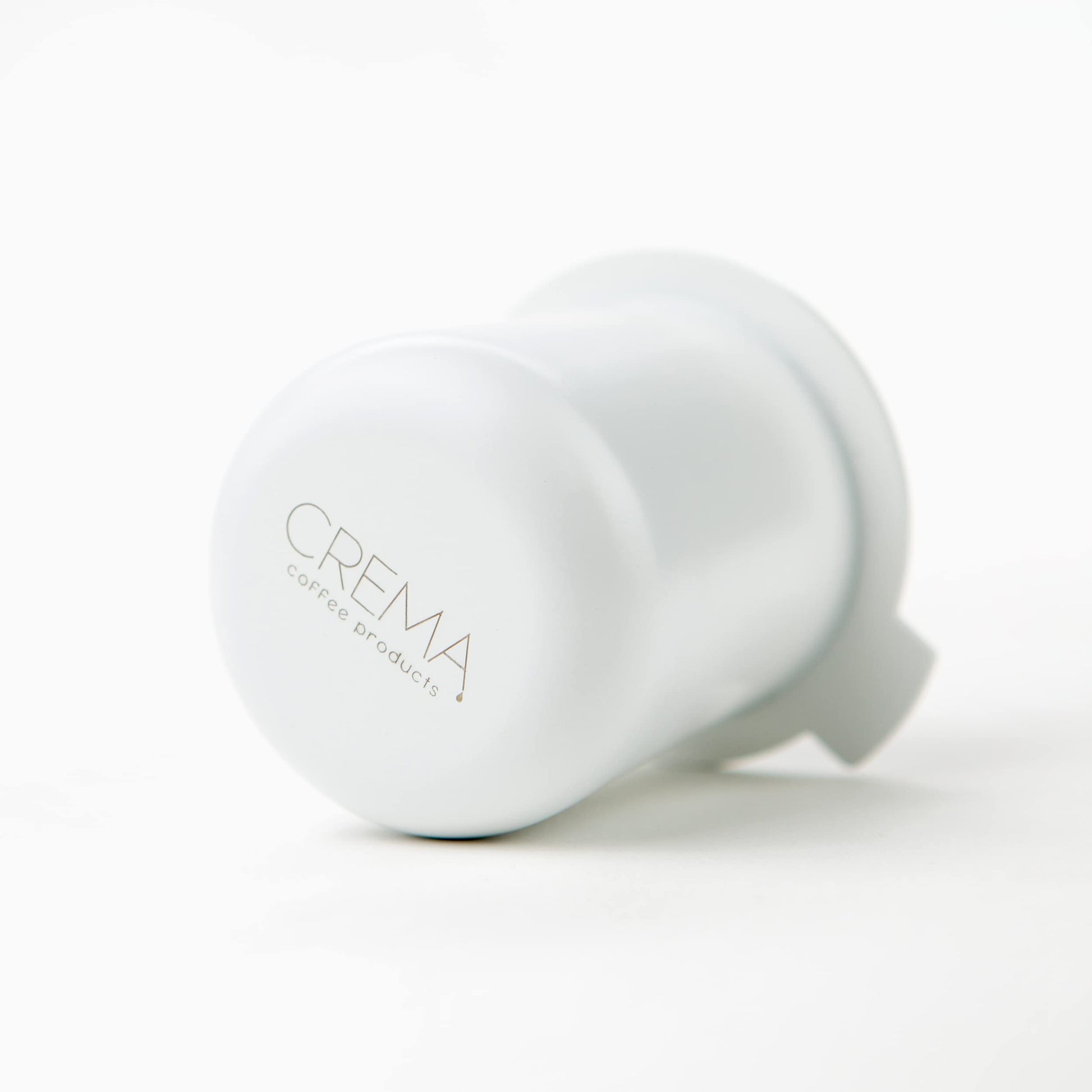Crema Coffee Products - Taza dosificadora de 54 mm, compatible con portafiltros Breville, etc., acero inoxidable 100% duradero, lengüeta de amoladora integrada para una fácil transferencia, diseño