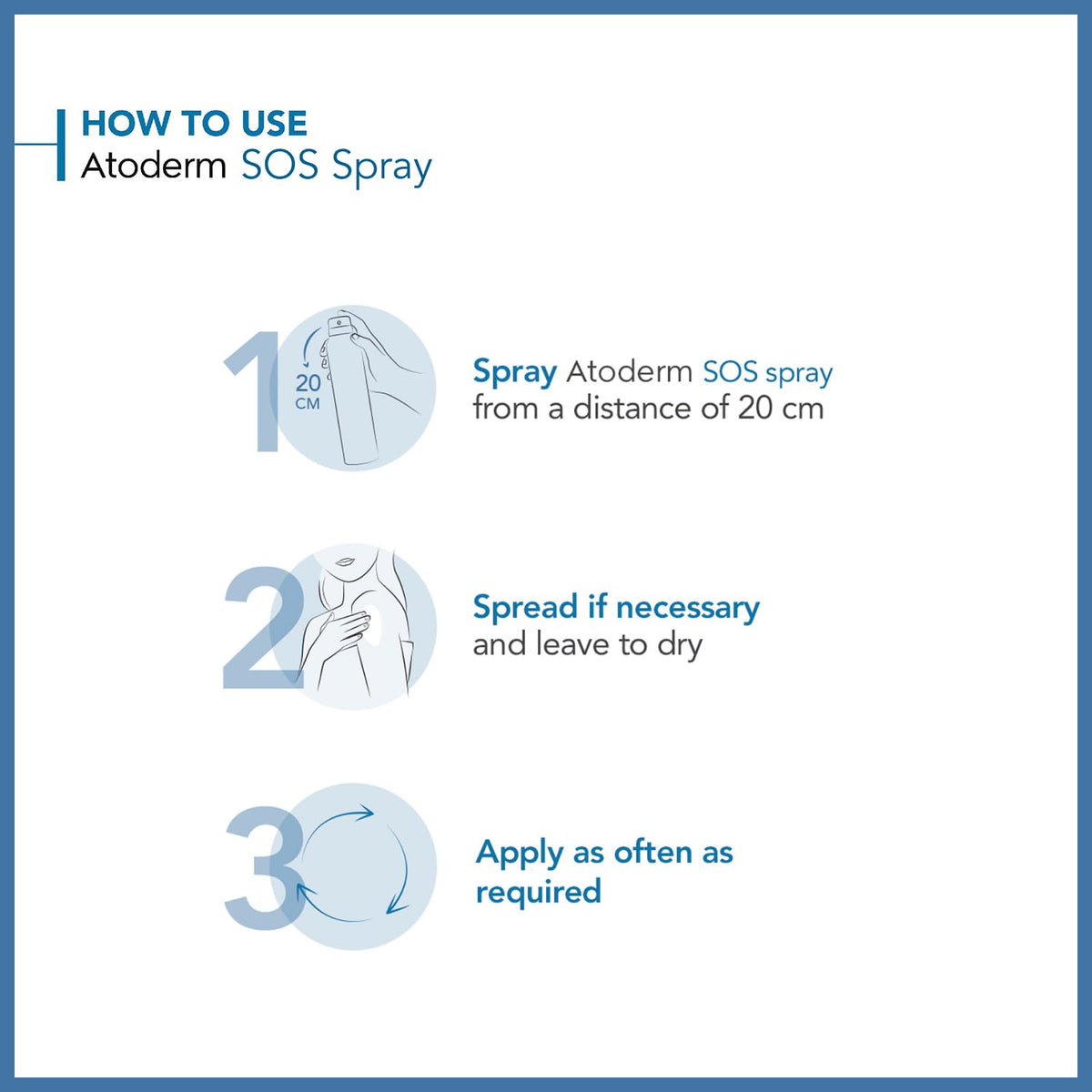 Atoderm SOS Spray Bioderma, Anticomezón de Alivio Inmediato, 200 ml