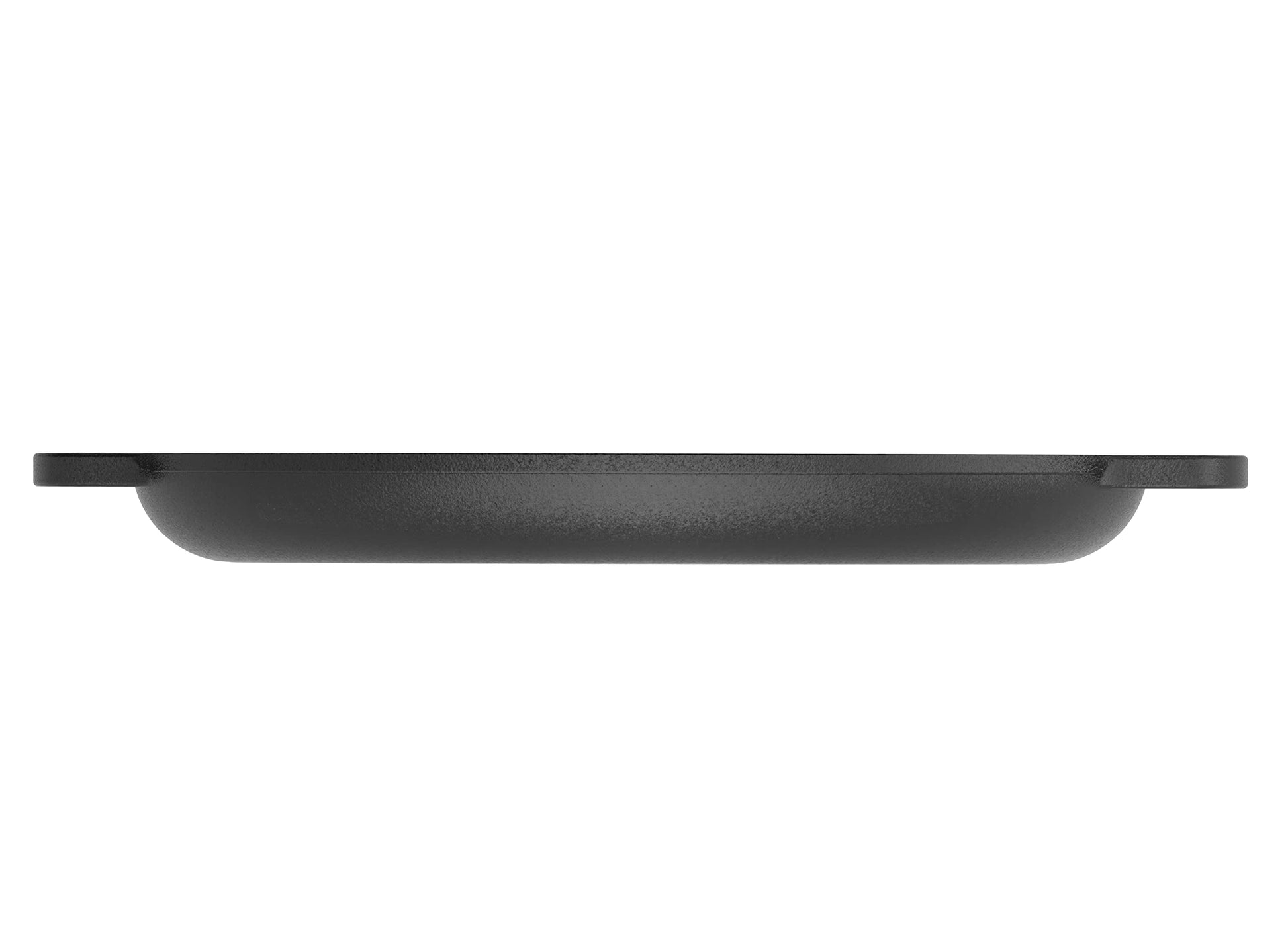 Chef Pomodoro Sartén para pizza de hierro fundido, con asas precondimentadas, bandeja para hornear, parrilla redonda para dosas, tawa roti, comal para tortillas, horno de pan (de 30 centímetros)
