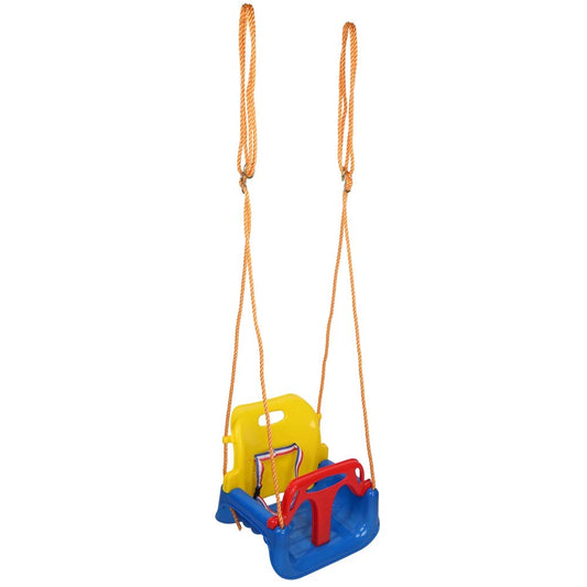Columpio Okuyonic Azul con Respaldo Alto para Niños y Bebés