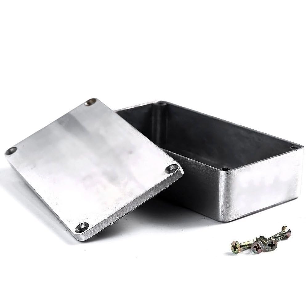 Caja de Efectos Pedales ESUPPORT Aluminio Impermeable para Proyectos Electrónicos y Pedales de Guitarra