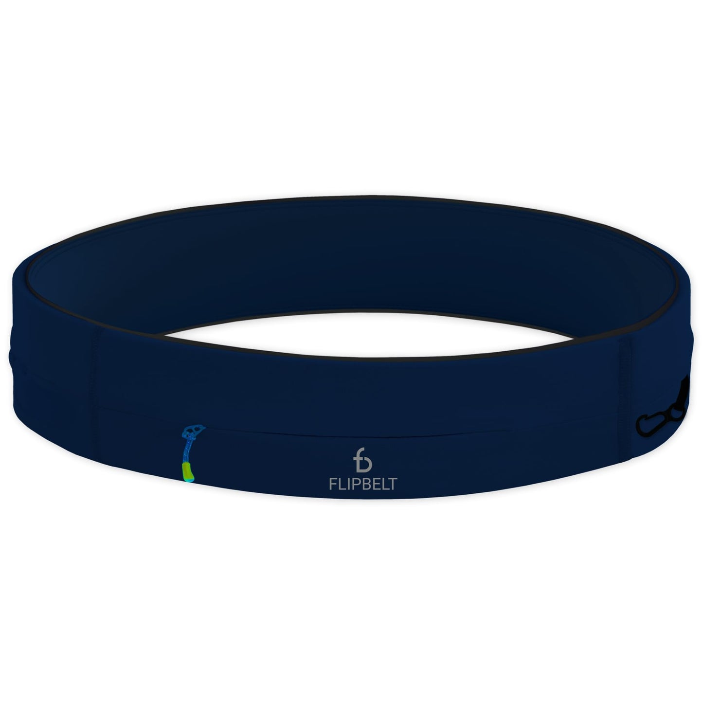 Cinturón para Correr FlipBelt Azul Medianoche con Cierre para Mujer y Hombre