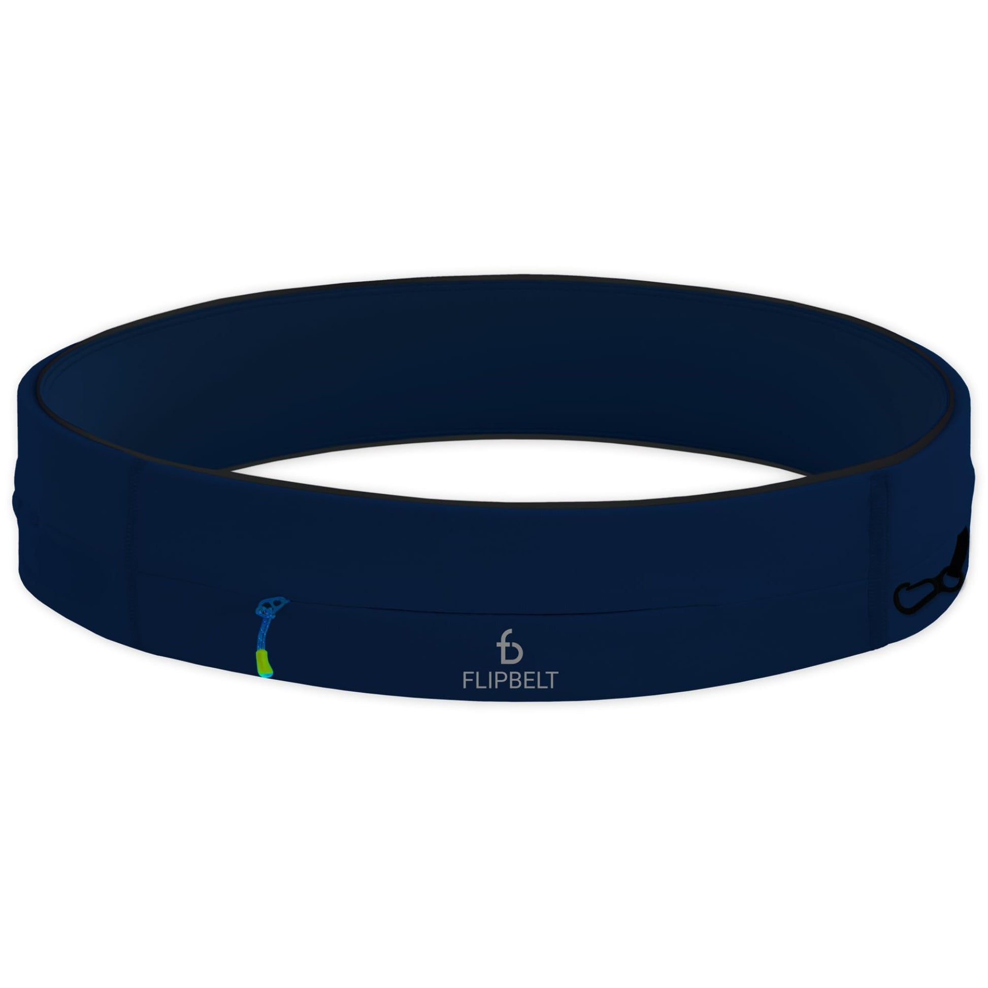 Cinturón para Correr FlipBelt Azul Medianoche con Cierre para Mujer y Hombre