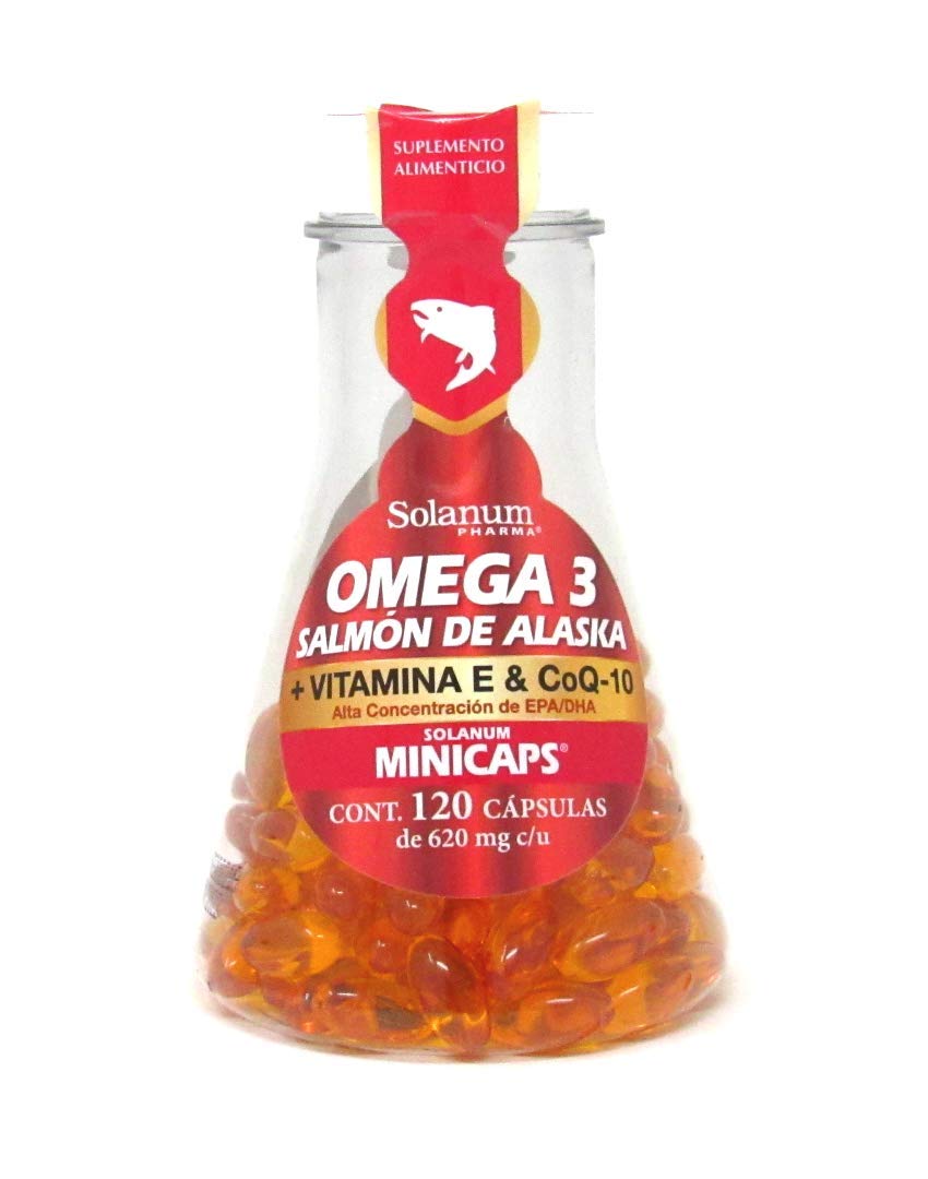 Cápsulas Omega 3 Solanum 120 Mini con Salmon