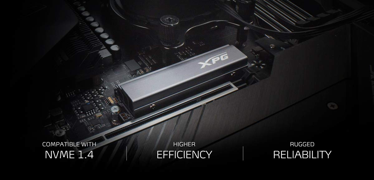SSD Interno XPG GAMMIX S70 Negro 2TB PCIe Gen 4.4 NVMe 1.4
