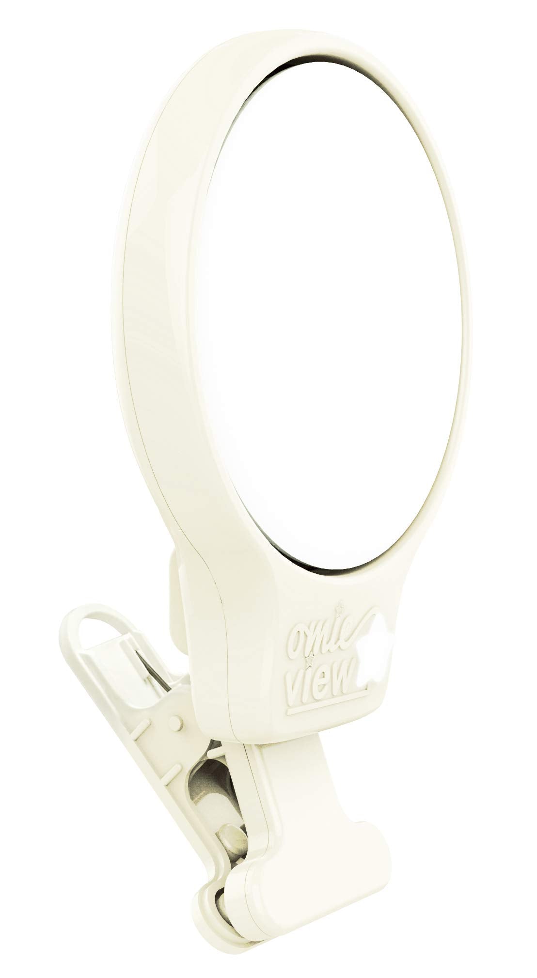 Omie View Espejo con clip con control remoto y luz LED para monitoreo de bebés Uso con moisés o cuna