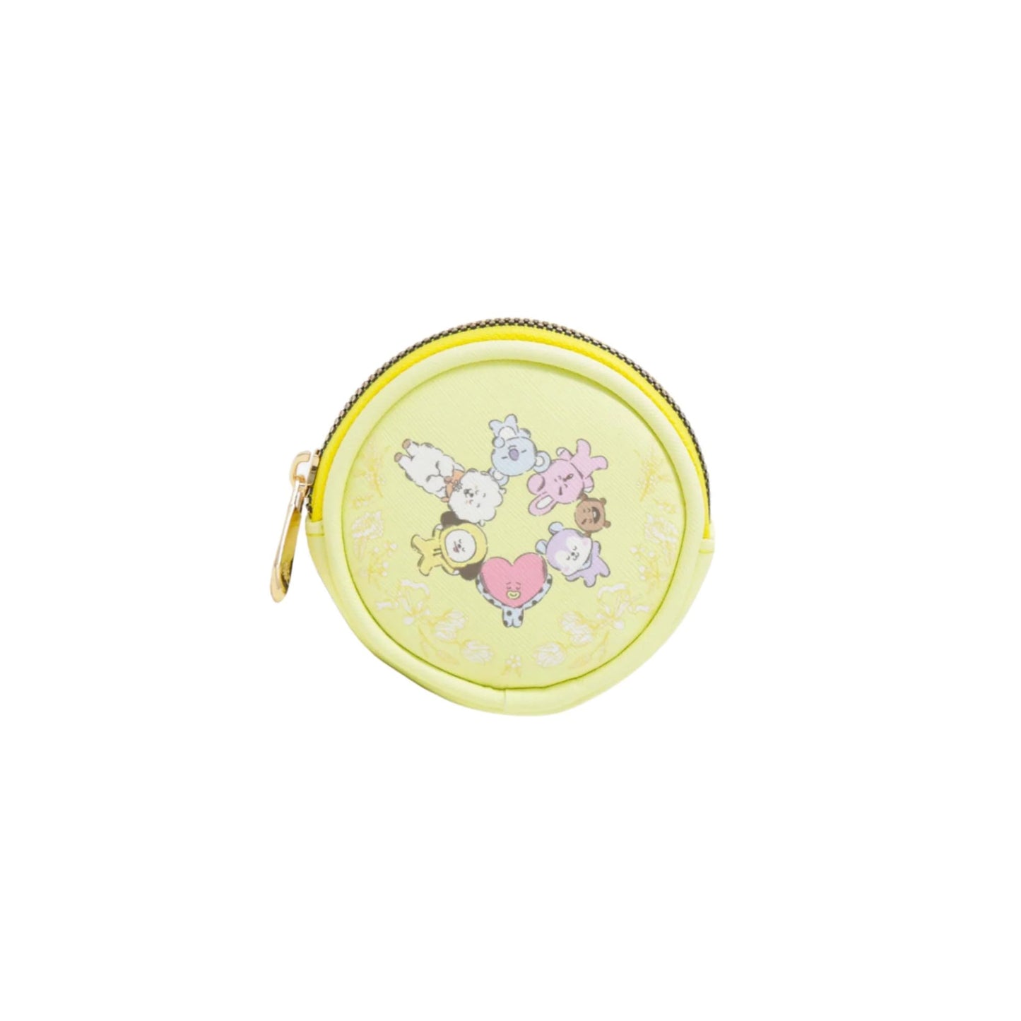 Impressions Vanity BT21 3-PC. Juego de bolsas de maquillaje con bolsas grandes, medianas y pequeñas, organización de maquillaje con bolsillo interior deslizante, material de PVC transparente, bolsa de