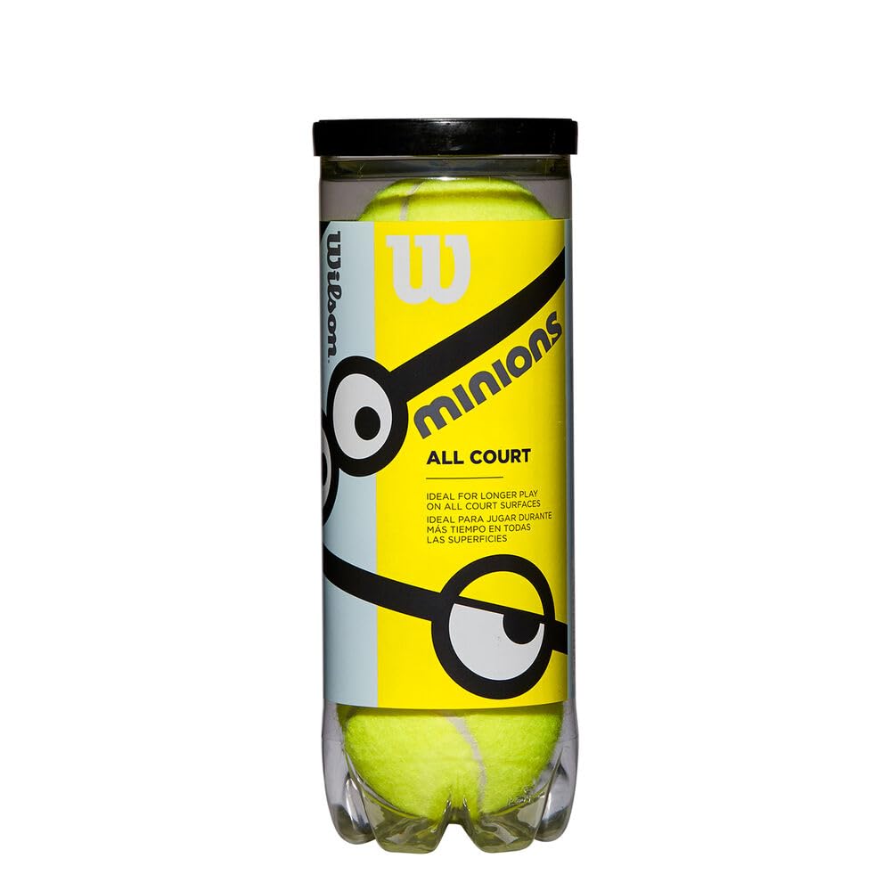Pelotas de Tenis Wilson Minions Amarillo Estándar 3 Latas Adulto Unisex