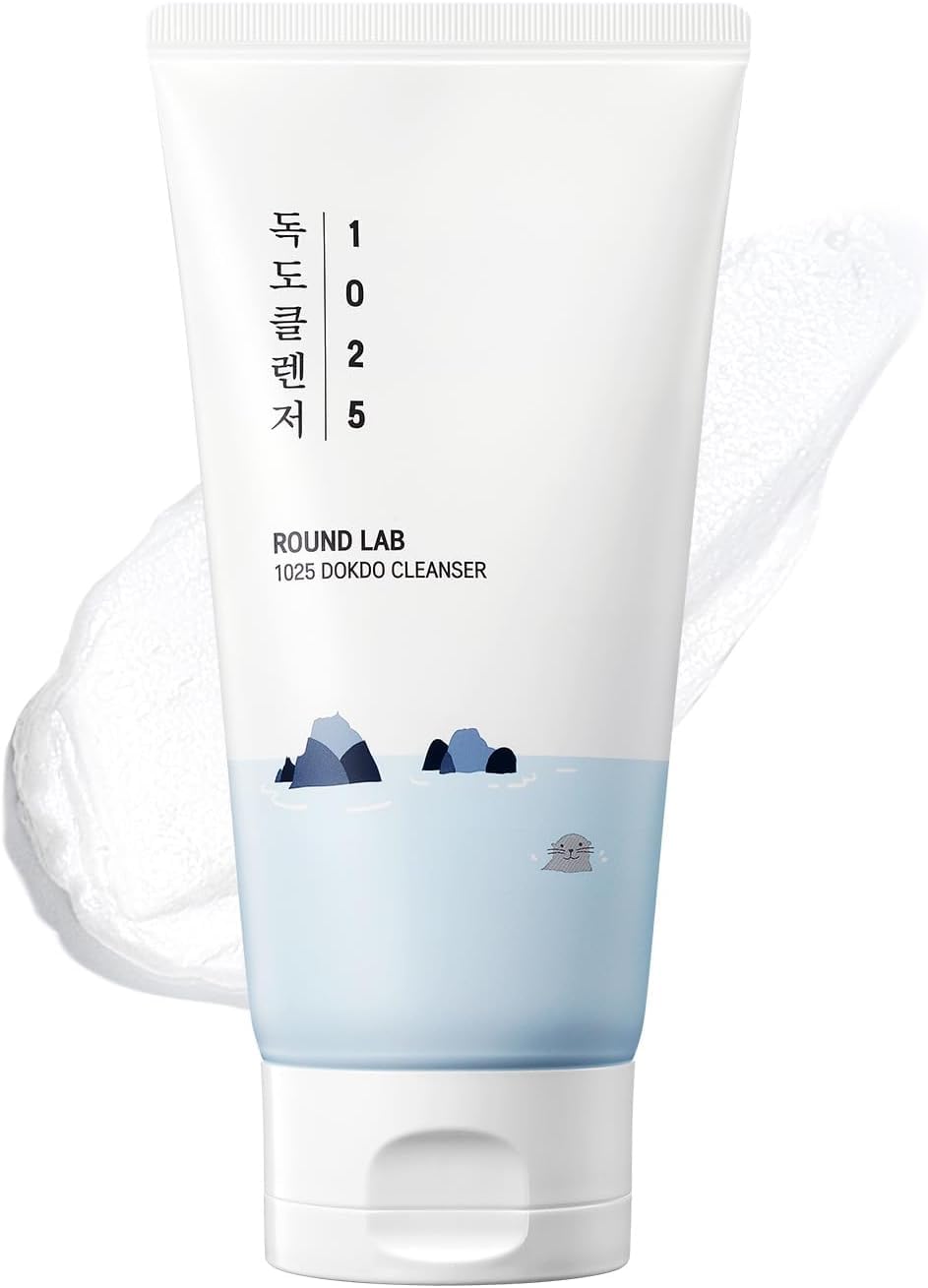 Round Lab 1025 Dokdo Cleanser Limpiador Facial Hidratante con pH Bajo. Kit de 2 de 150 ml + 1 de 40 ml