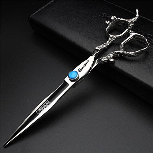 AXEMOORE Tijeras profesionales de Japn 440C, Modernas, Plateadas, para Peluquera, 7 Pulgadas