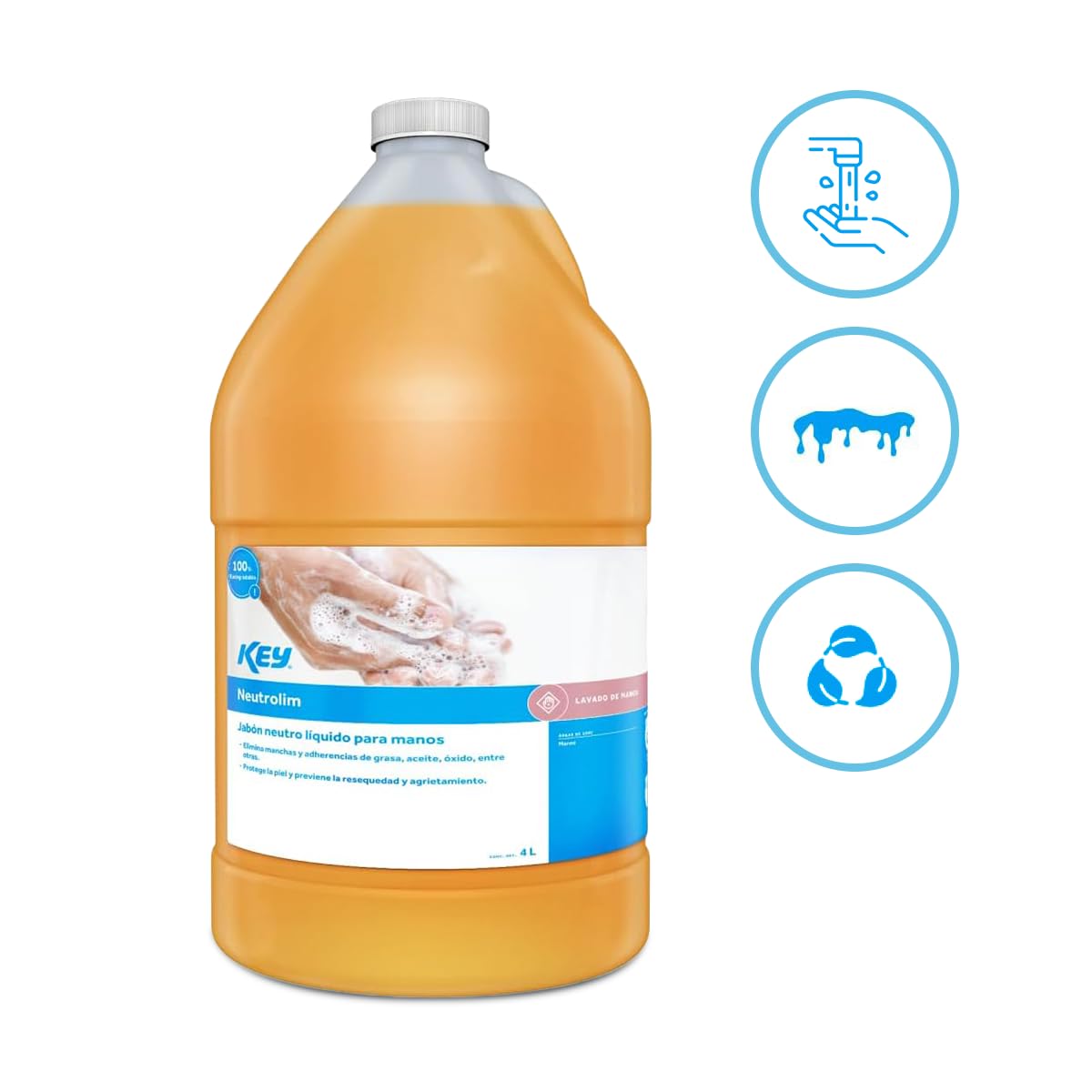 Key Jabon Manos Neutrolim 4l