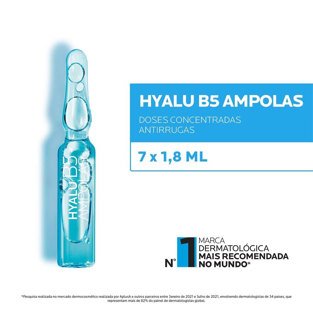 Tratamiento Anti-envejecimiento La Roche Posay Hyalu B5 Ampolletas 7pzs de 1.8ml