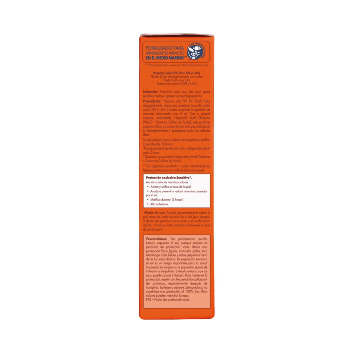 Avene, Fluido Solar Despigmentante Tono Claro, 50ml